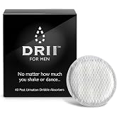 DRII FOR MEN Male Guards &ndash; Ultra-Thin Incontinence Pads for Men: Post-Urination Dribbling | Light Bladder Leakage | Unnoticeable, Discreet Bladder Control Protection