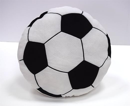 Cojin Para Ninos Con Forma De Circulo De Futbol Para Deportes De Lujo Relleno Suave Amazon Es Hogar