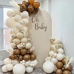 Brown Balloons 12 inch, Brown Latex Balloons 50pcs