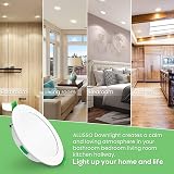ALUSSO 5W Ultra Slim LED Downlights 3000K-6500K Dimmable 6 Pack IP44 view 9