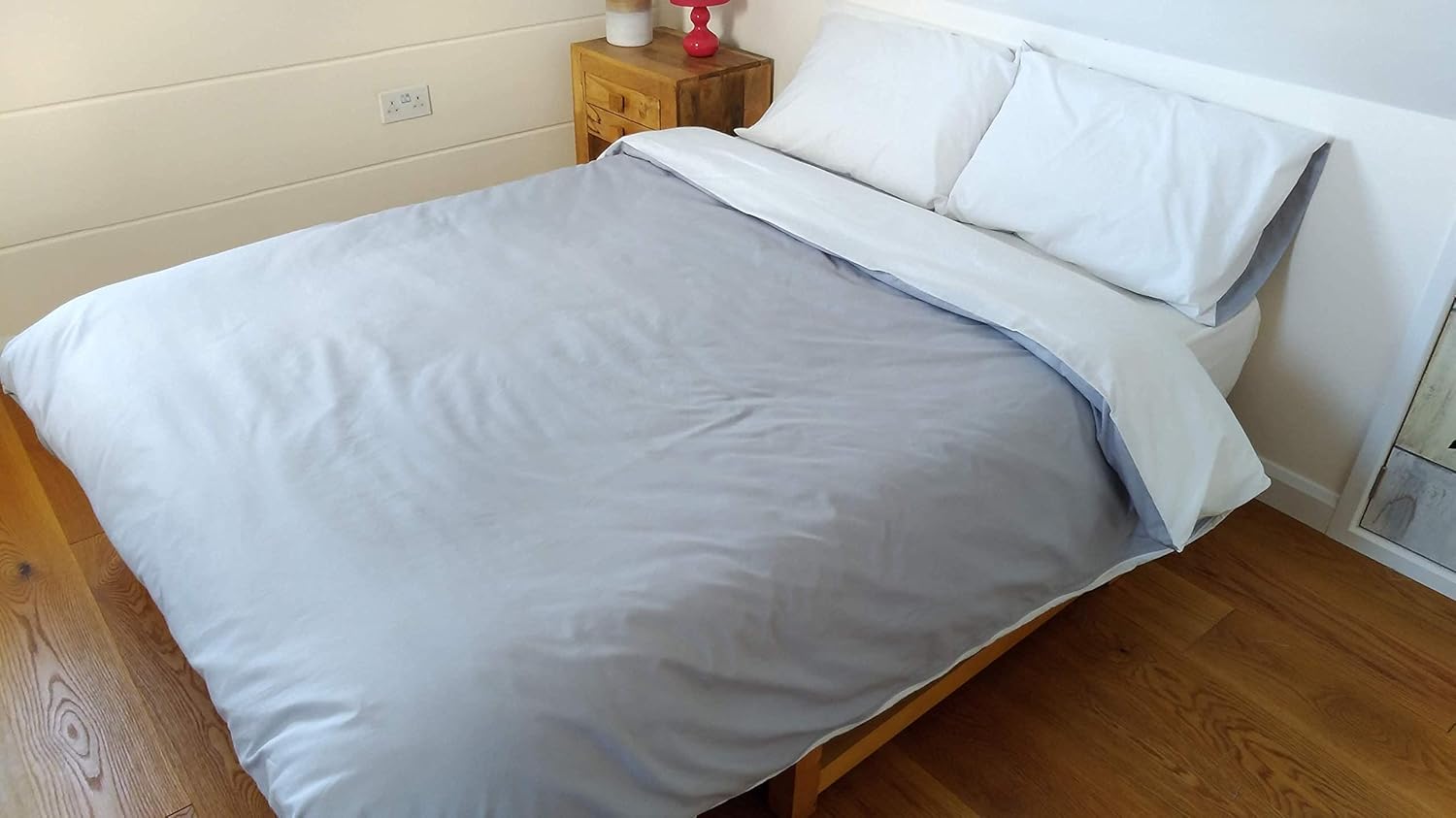 King Size Duvet Cover with Continuous ZIP on THREE SIDES OPENS UP