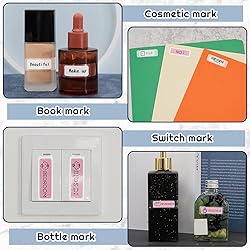 500 Pieces Clear Labels Label Protector Clear