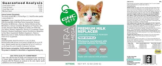 premium milk replacer for kittens