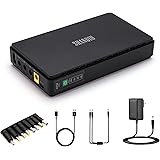 Mini UPS Battery Backup 10000mAH Uninterruptible Power Supply for WiFi, Router, Modem, Security Camera with Input DC/USB Outp