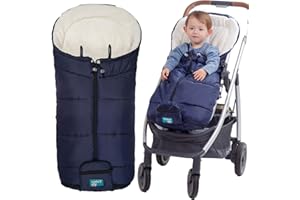 Yobee Winter Outdoor Tour Waterproof Stroller Bunting Bag, Warm and Comforatble Stroller Footmuff, Toddler Universal Stroller Sleeping Bag, Multi-Use,6 to 36 Months