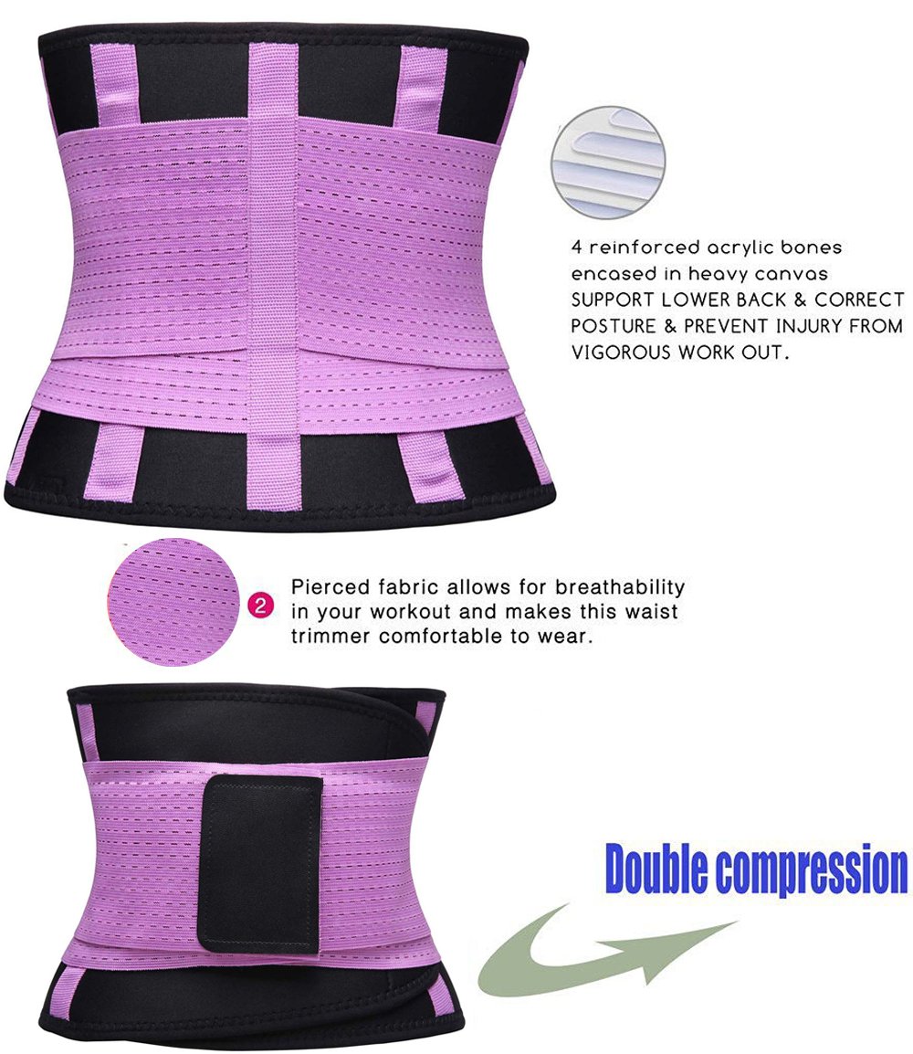 Foumech Waist Trainer Belt For Women Waist Cincher Trimmer Slimmer