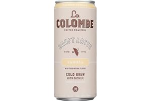 La Colombe Oatmilk Draft Latte, Plant-Based, Dairy-Free, Grab And Go Coffee, Vanilla, 9 Fl.Oz