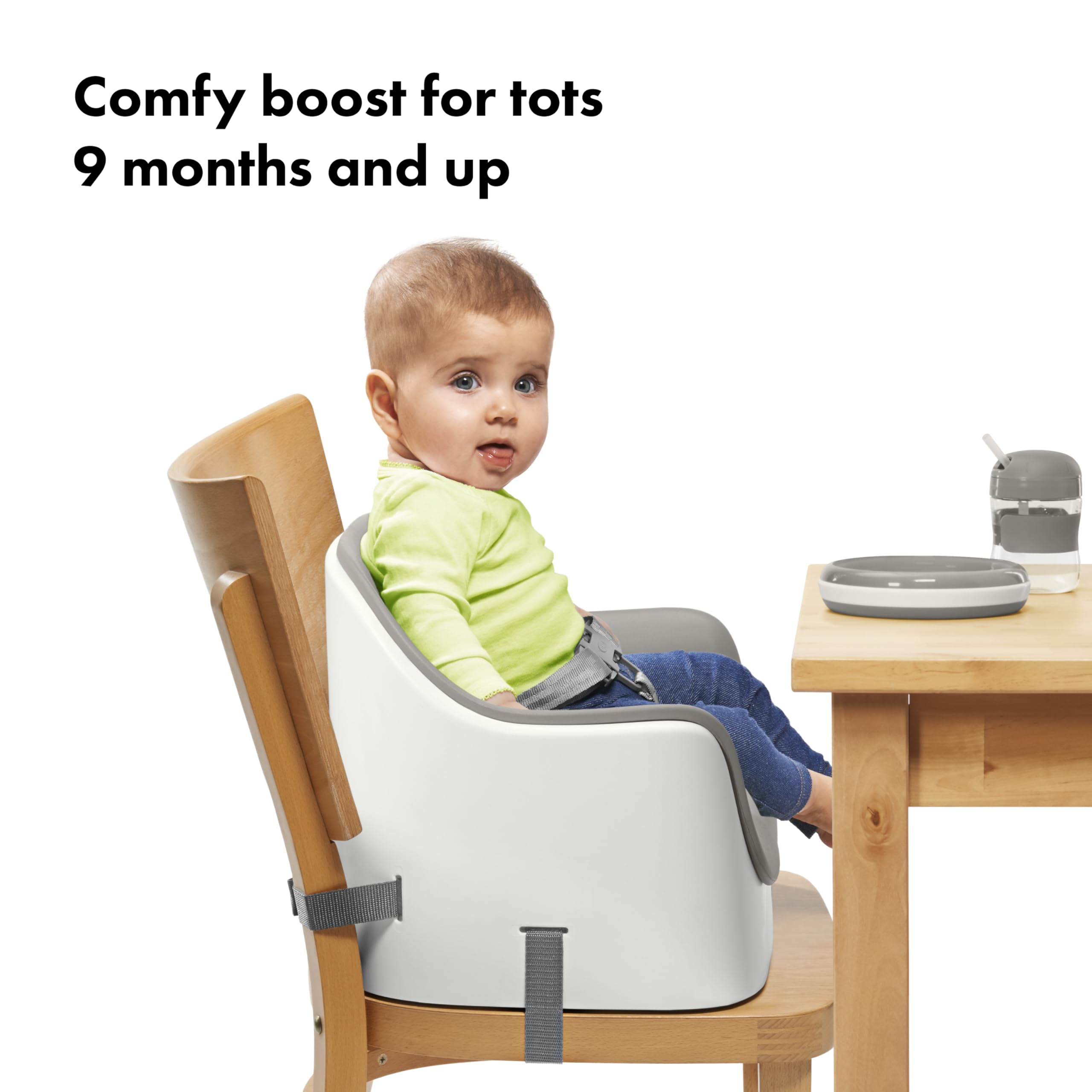 OXO Tot Nest Booster Seat with Removable Cushion - Gray