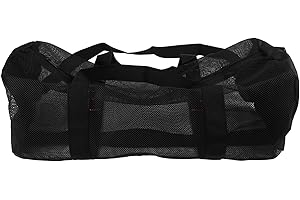 Scuba Gear Bag Mesh Dive Bag Nylon Diving Storage Bag Large Capacity Swim Bag Beach Equipment Net Bag for SCUBA Snorkeling Gy