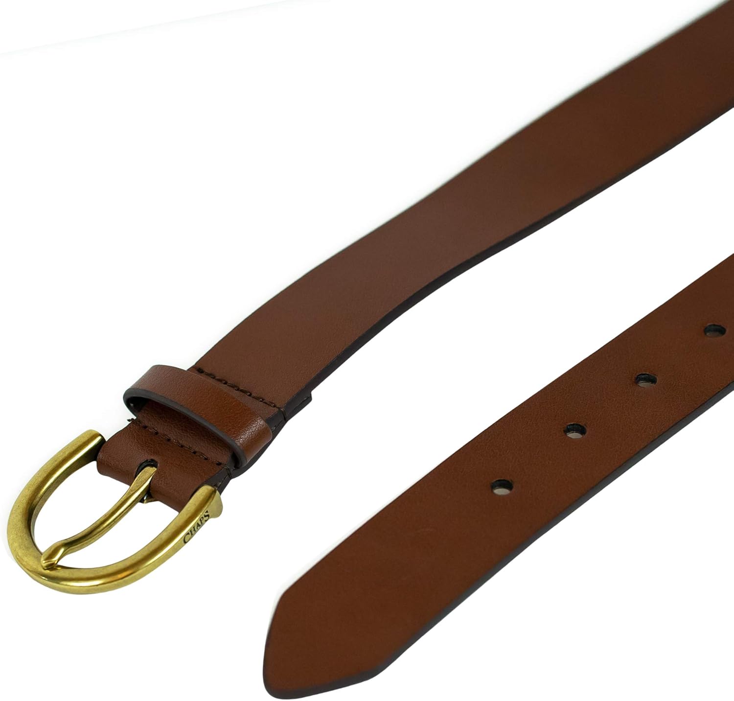 Chaps Women's Simple Minimalist Skinny Jean Belt at  Women’s Clothing store