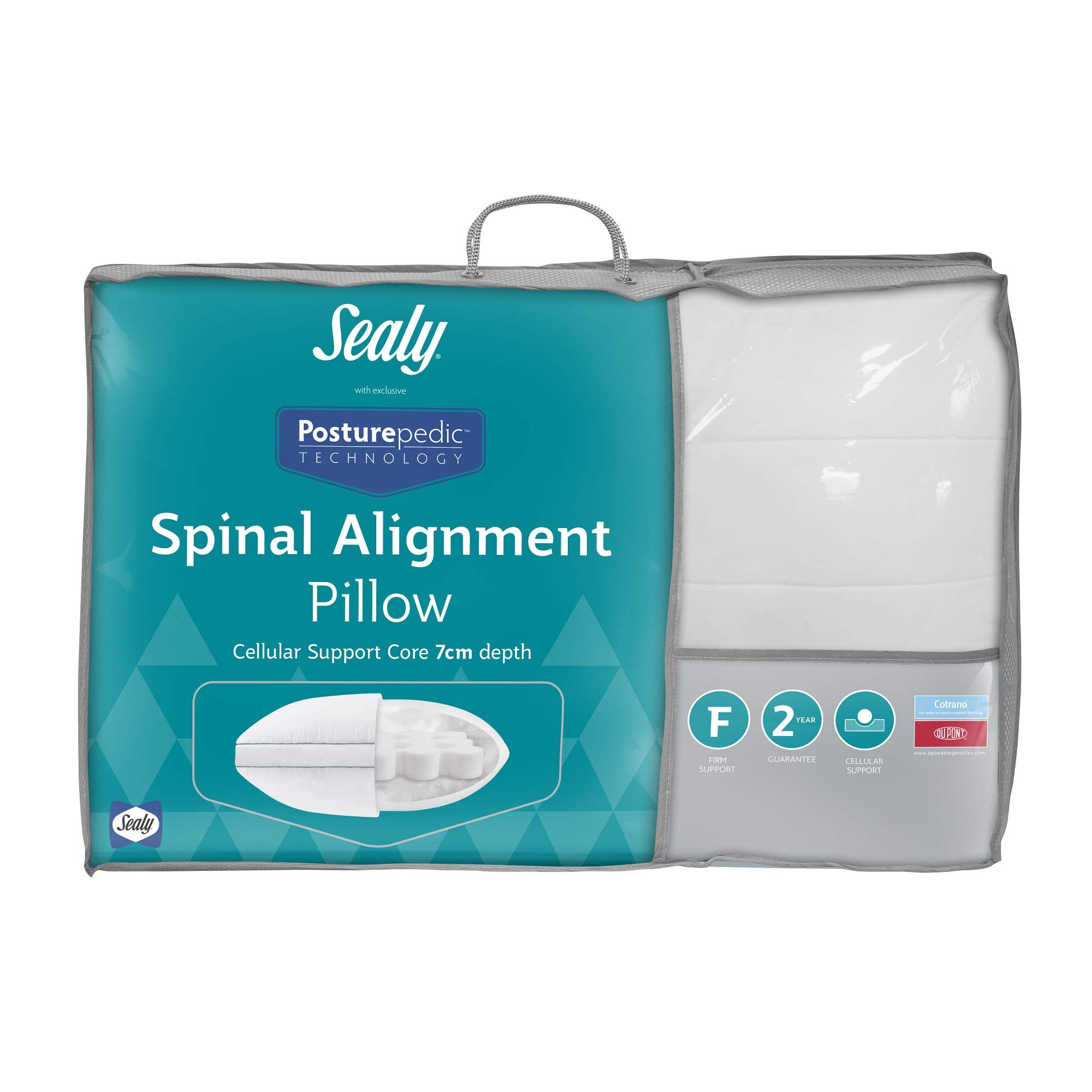 sealy spinal alignment pillow 7cm