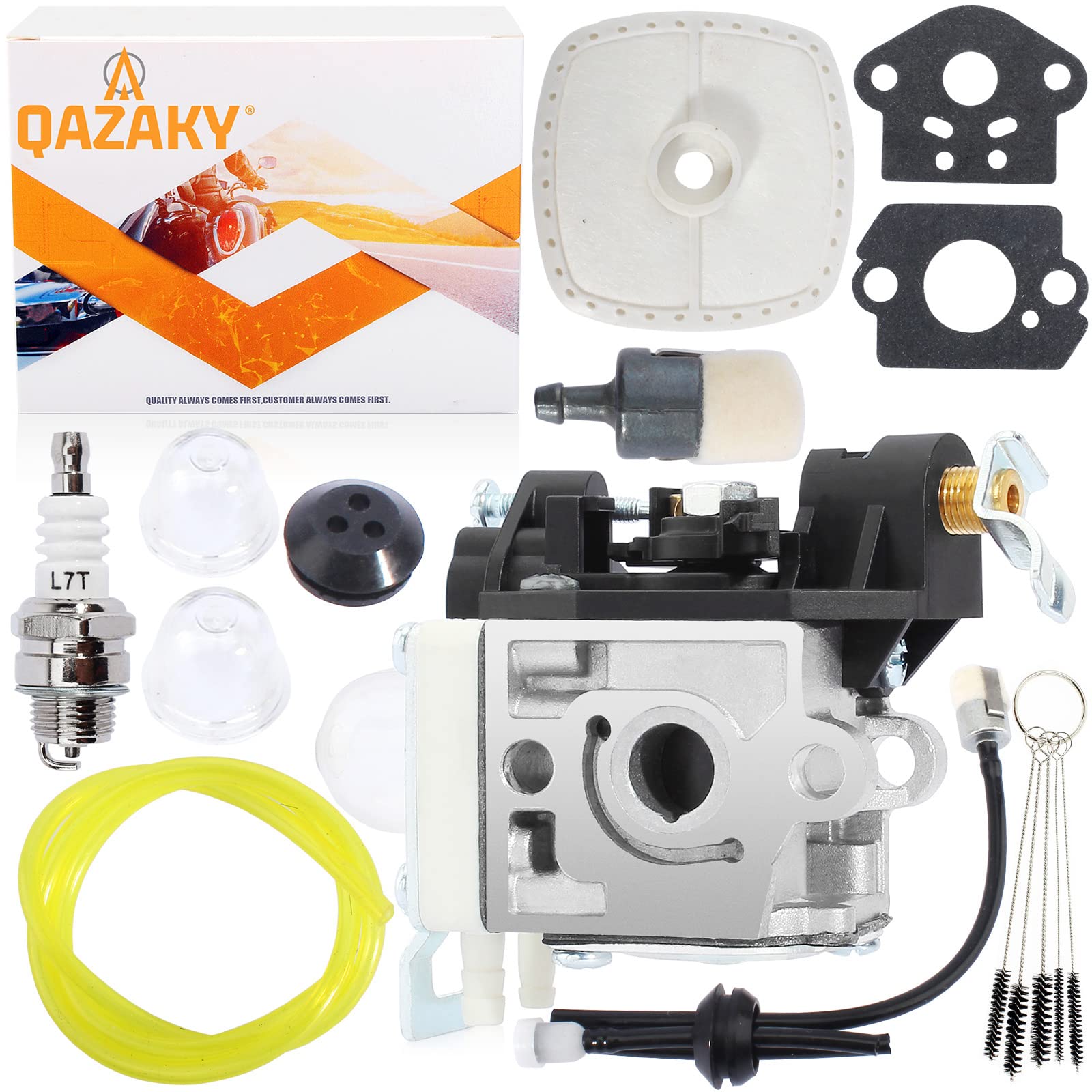QAZAKY PB-250LN Carburetor Compatible with Echo Leaf Blower PB250LN ES-250 PB-250 PB-251 PB-255 PB-255LN PB-265L PB-265LN ES-255 PB250 ES250 Zama RB-K106 K90 K85 A021003660 A021003661 A021001351 Carb