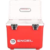 Engel UC7 7.5qt Leak-Proof, Air Tight, Drybox Cooler and Small Hard Shell Lunchbox for Men and Women