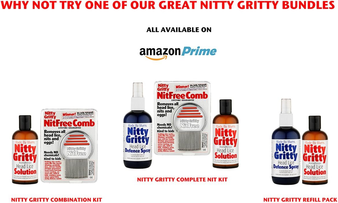 Nitty Gritty Head Lice Defence Spray 250ml, 250 ml (Pack of 1) - Image 3
