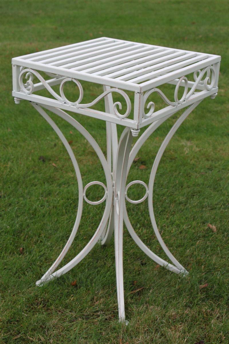 Garden Olive Grove Versailles Metal Garden side Table or Plant Stand in