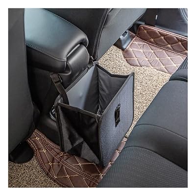 Foldable Trash Can, Hanging Waterproof Leakproof Storage Bag with Large Capacity, Car Interior Accessories (Large)