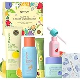 QUIYUM Fruit Skin Care Set, 5 Daily Routine Beauty Skin Care for Teens Girls - Gentle Skincare Gift Sets, Facial Care Set for Women, Christmas Birthday Gift, Stocking Stuffers, Full Size