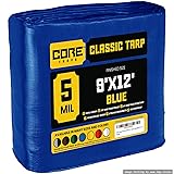 Core Tarps Classic 5 Mil Tarp Cover, Waterproof, UV