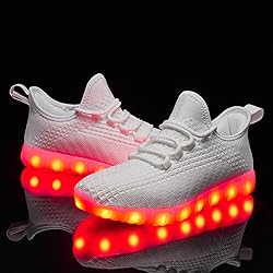 BosenHulu Light Up Shoes for Women Men Unisex USB