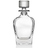 Godinger Whiskey Decanter, Liquor Decanter, Wine Decanter for Beer, Scotch, Bourbon or Wine, Barware & Drinkware, 23oz, Madison Collection