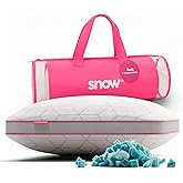 IWS I WANNA SLEEP SnowTouch® Adjustable Pillow, Neck Support, Queen Size Bed Pillows for Sleeping, Gel Cross Cut Memory Foam for Side Sleepers