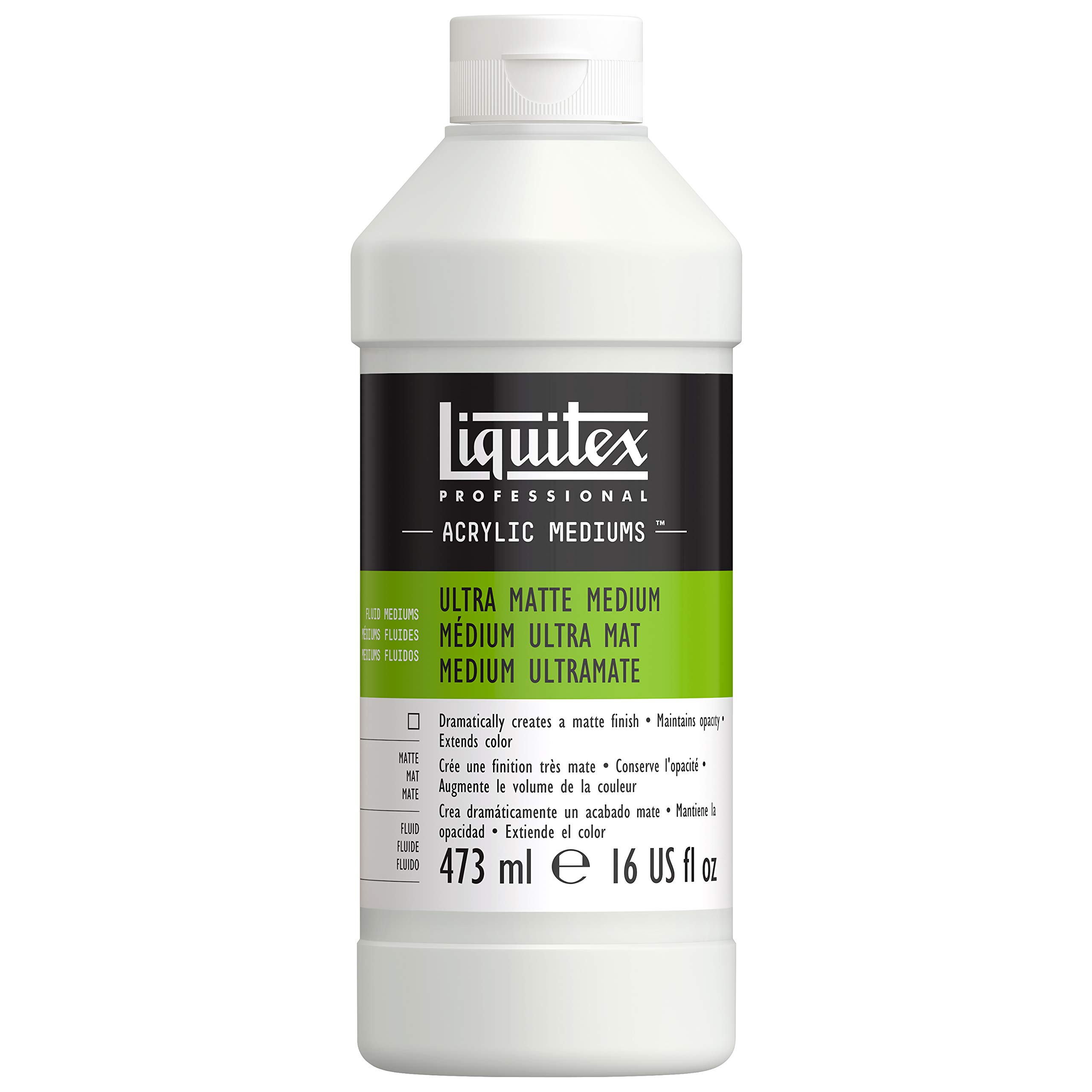 Liquitex 5616 Professional Matte Fluid Ultra-Medium, 473 ml