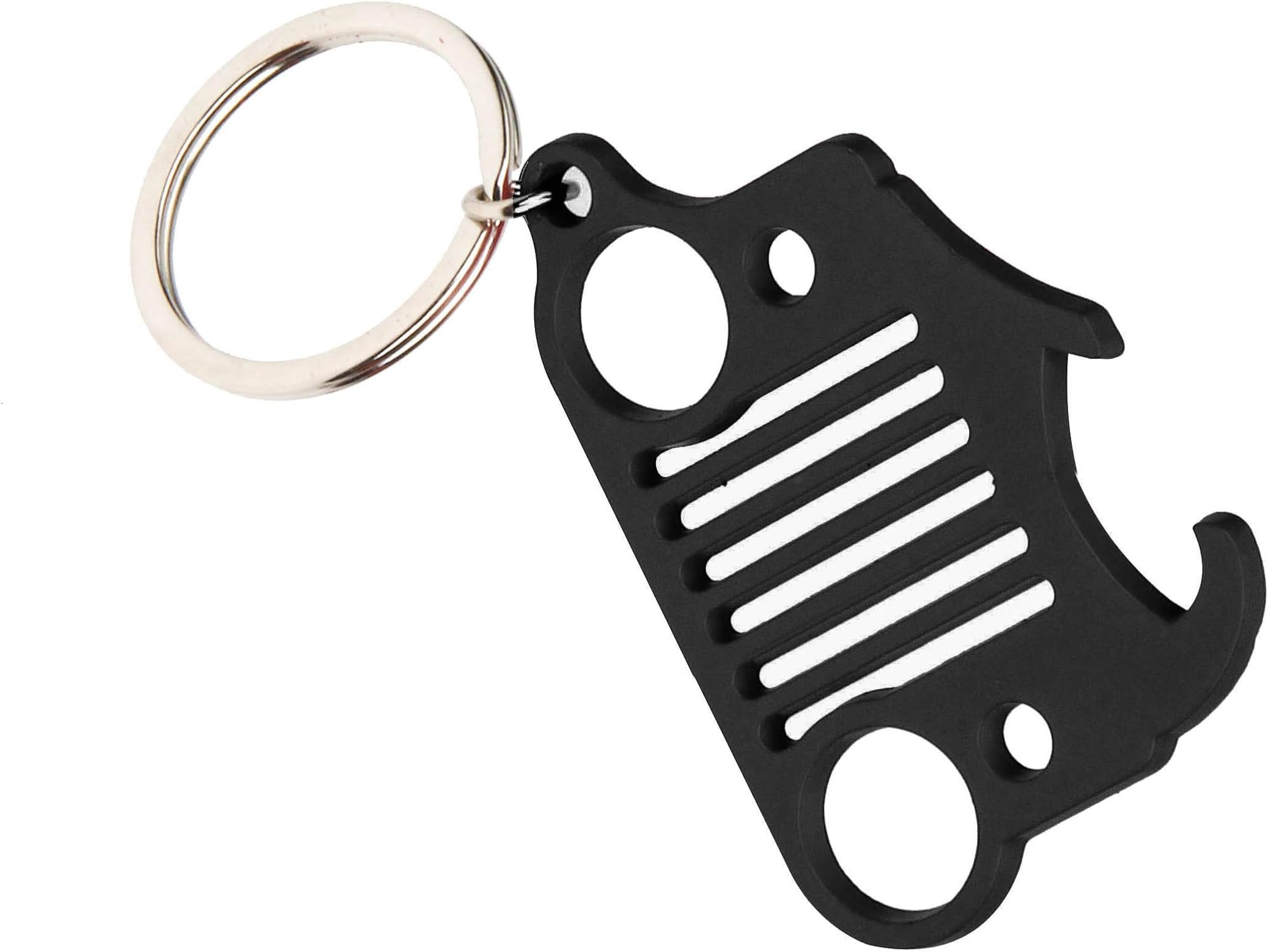 Keychain&Integrated Bottle Opener Black