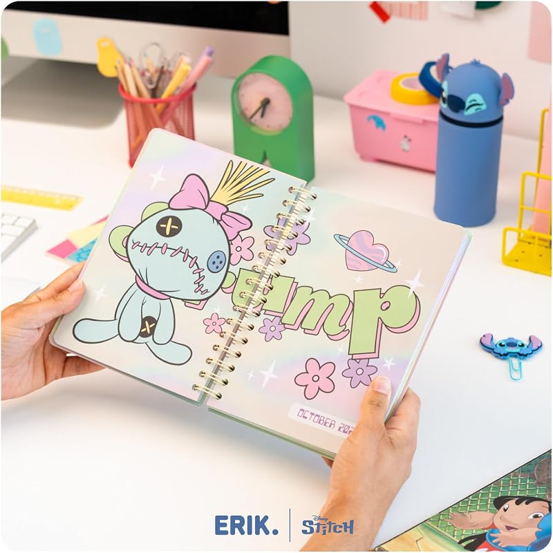 | Agenda Scolaire 2026 2027 Stitch et Angel - Semainier