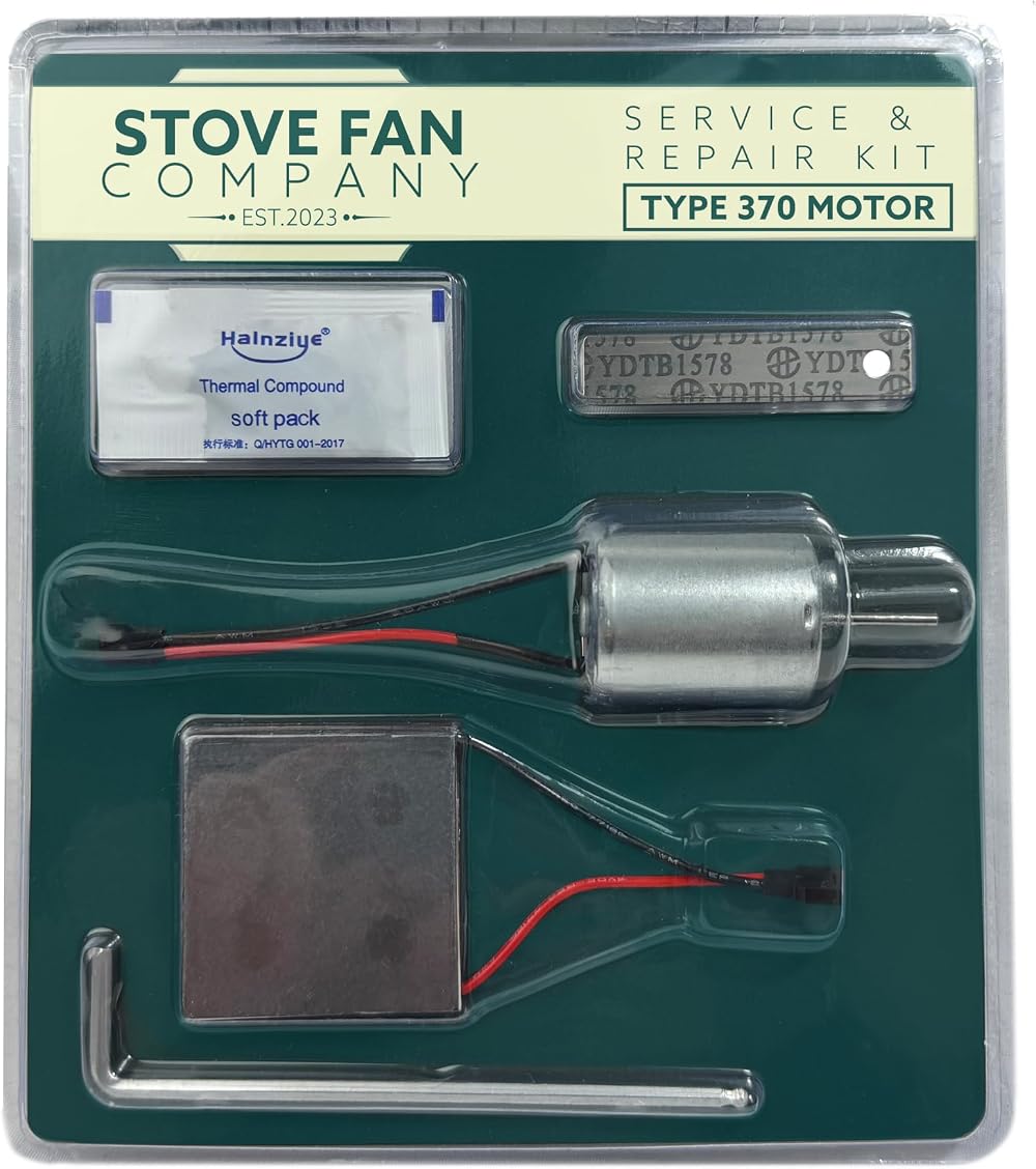 Forest Master Stove Fan Service Kit TEG Module Thermal Paste Bi-Metal Strip
