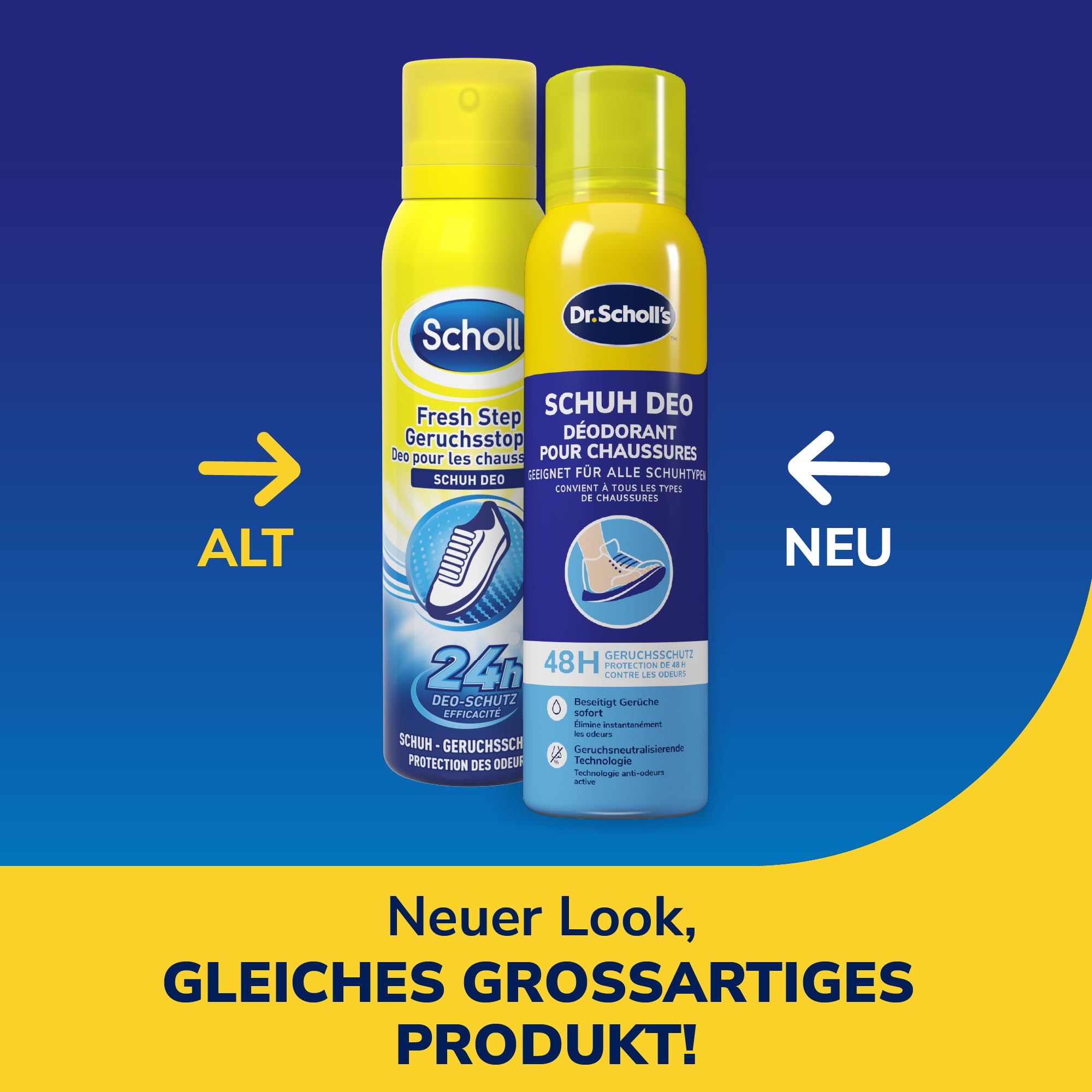 Scholl Fresh Step Antiperspirant Foot Deodorant, Foot Spray