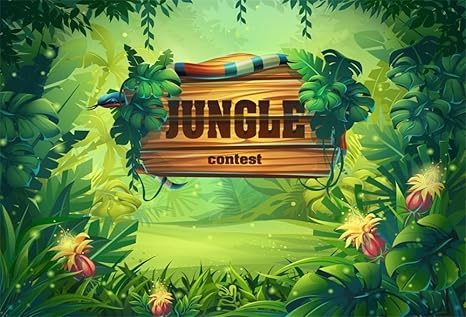 Amazon Com Lfeey 9x6ft Jungle Theme Backdrop Green Plants Virgin