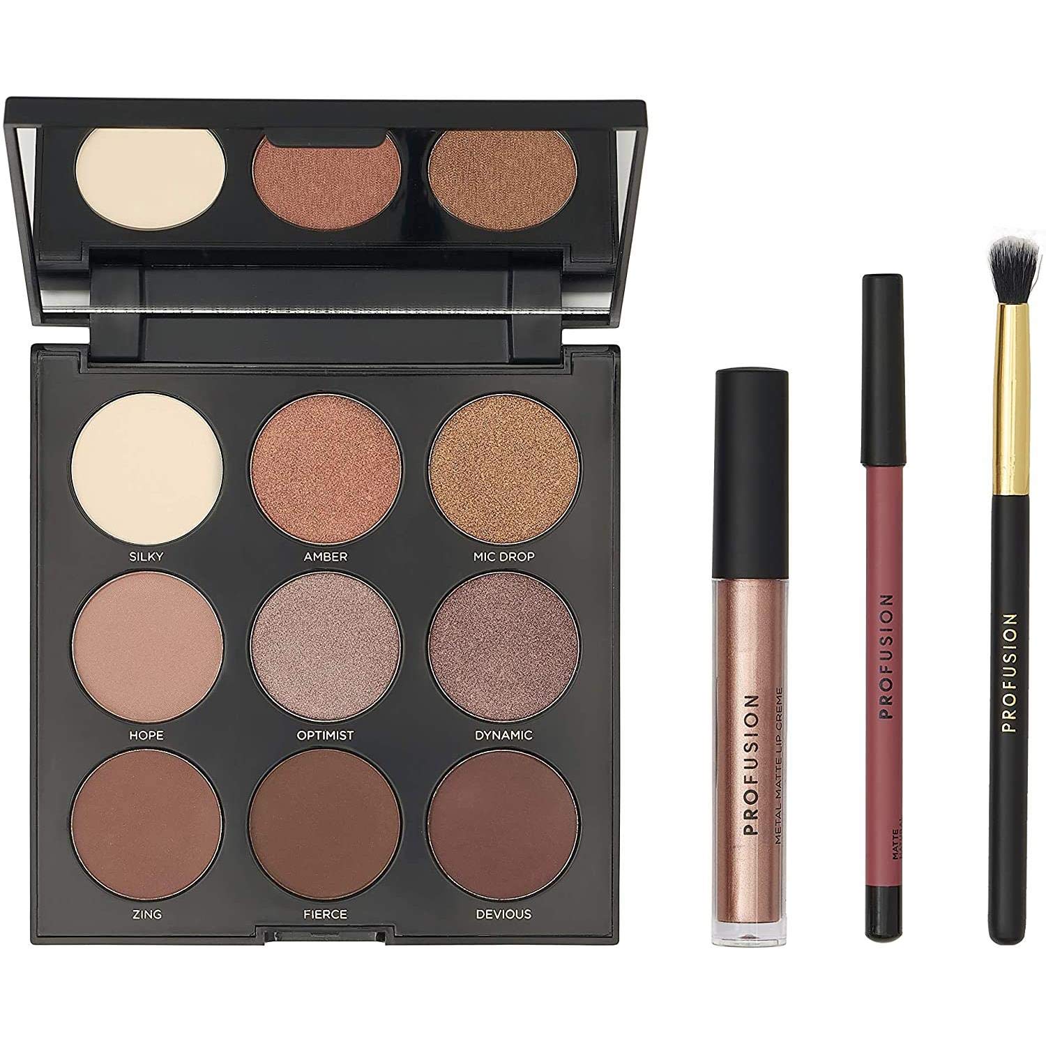 Profusion Mixed Metals By Profusion Cosmetics Eyes And Lips Kit - Nude, COSPRO021