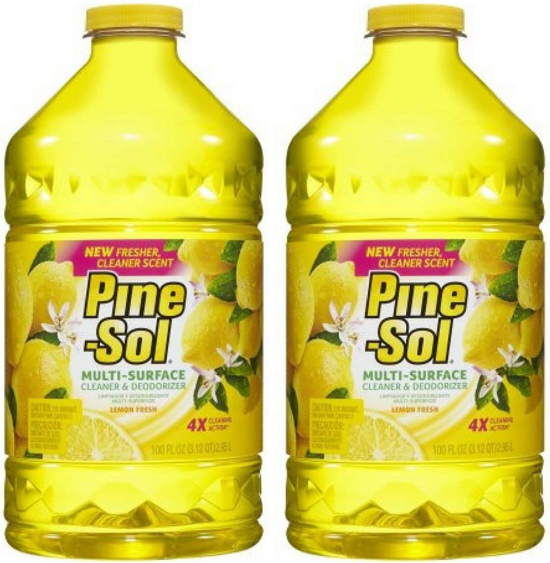 Pine Sol Multi Surface Cleaner Lemon Fresh 100 Oz Pack Of ...