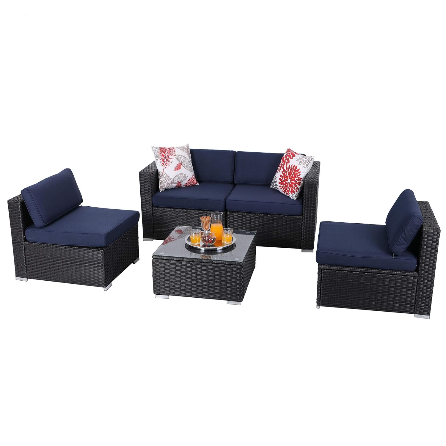 Best patio furniture sets blue