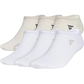 adidas Men's Superlite No Show Socks (6-Pair Pack) Low Profile Below Ankle