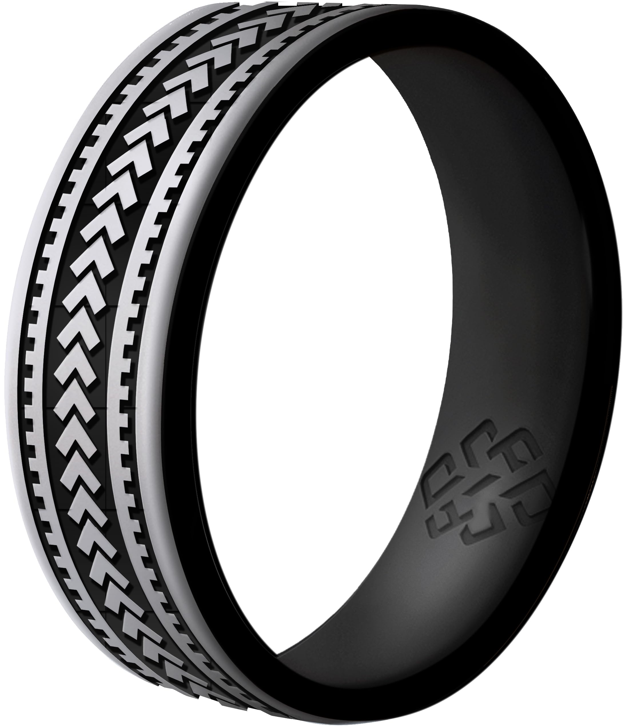Knot Theory Warrior of Courage Silicone Ring in
