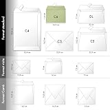 Clairefontaine 5446C Self-Adhesive Envelopes C6 11.4x16.2cm 120gsm Cream Pack view 3