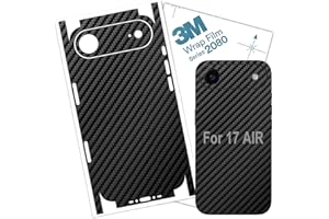 for iPhone 17 AIR Skin Wrap 3M Film Protective for Sides and Back (Carbon Fiber)