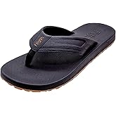 Flojos Cosmo Men's Flat Sandal, Strap W/Memex Bed
