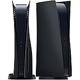 Joso Faceplate for PS5 Disc Edition, Anti-Scratch Dustproof Plates Replacement Cover Skin Accessories Compatible with PS5 Console with a Disc Drive, Black, 2020 Standard Version