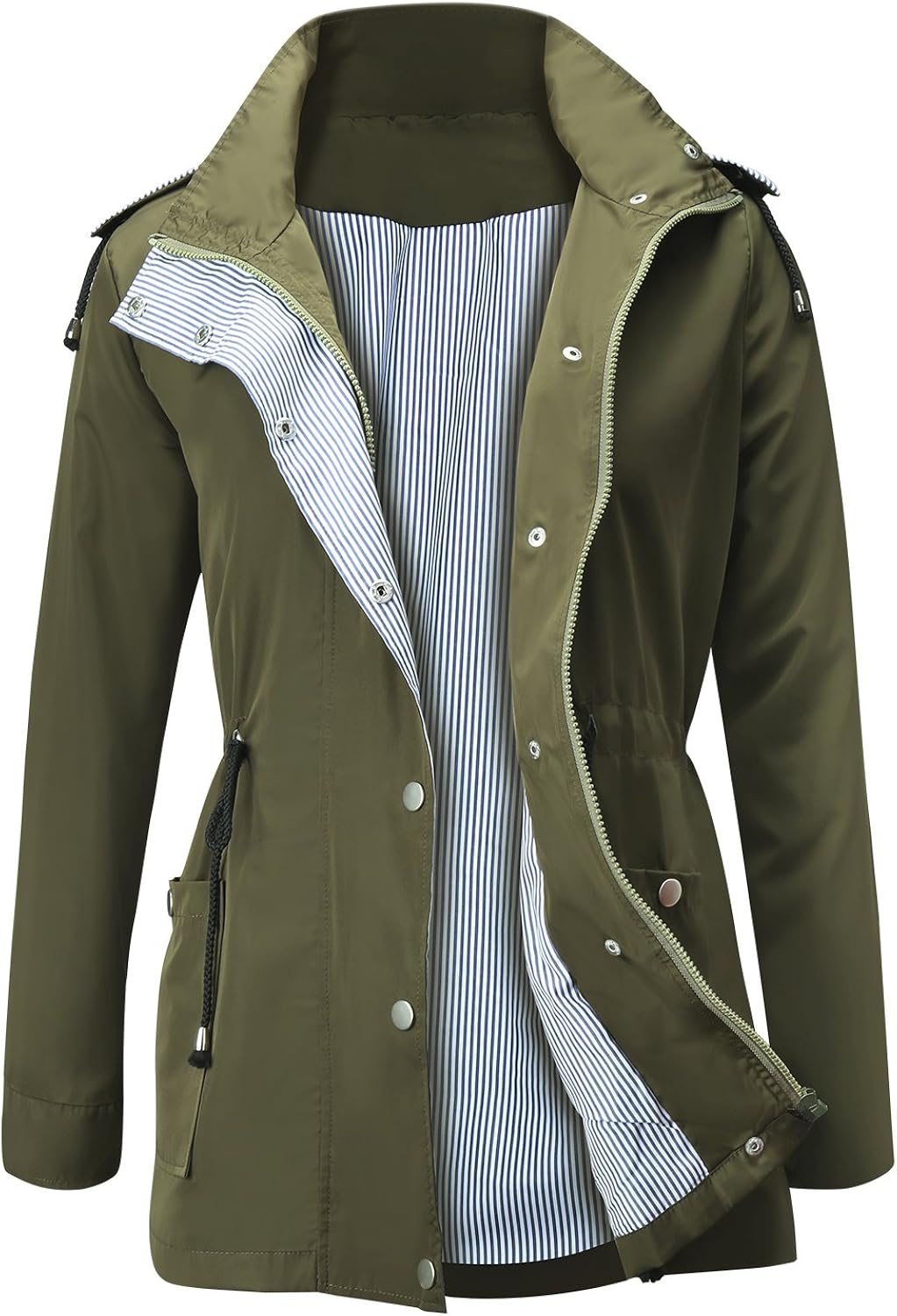 fisoul outdoor hooded rain jacket