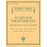 Scales and Finger Exercises for Piano | Elementary to Intermediate Technique Book with Major and Minor Scales | Exercises by Six Composers Including Hanon, Czerny and Schmitt | Schirmer Library