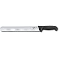 Victorinox Fibrox Pro 12-Inch Slicing Knife with Granton Edge and Black Handle