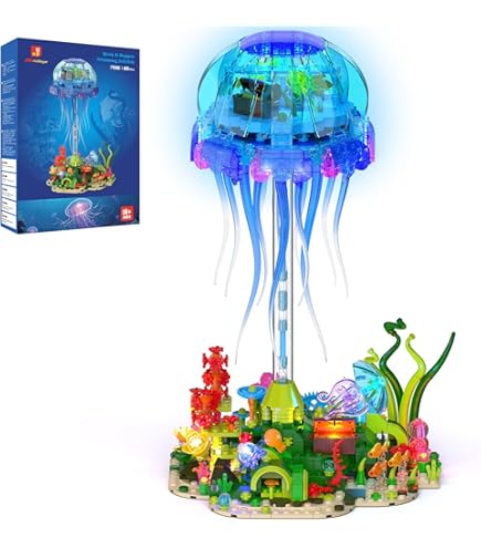Kit Construction Colibri Mécanique Avec LED - 1704 Pièces, Modèle Décoratif Pour Bureau/Salon, Cadeau Créatif 14+