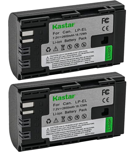 Amazon.com : Canon Battery Pack LP-EL, Compatible with Canon