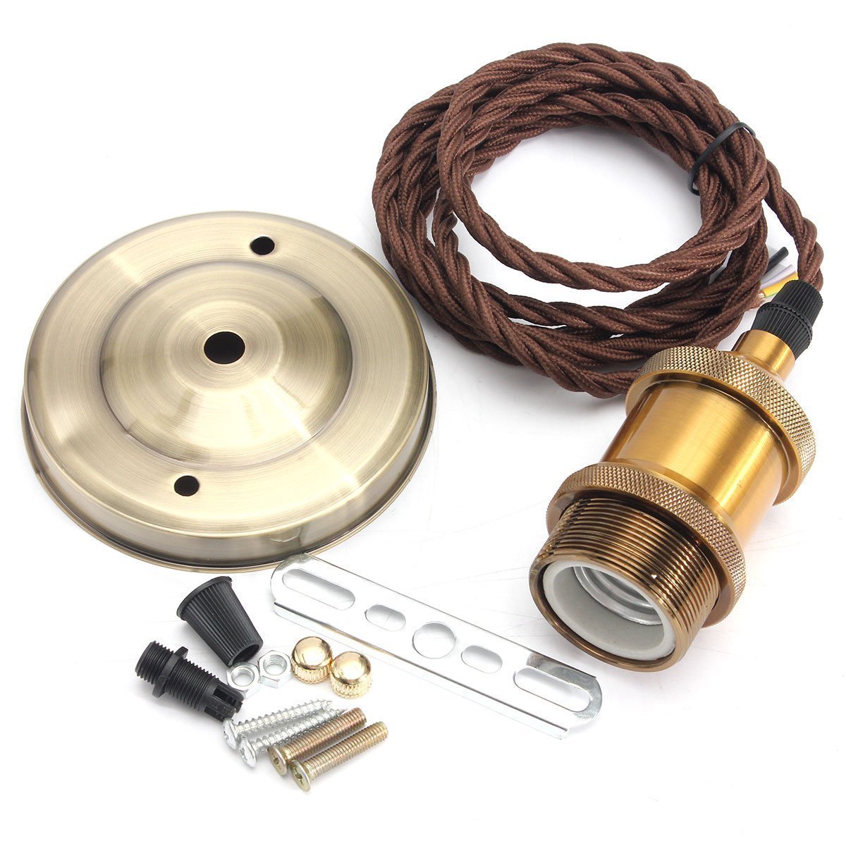 Küche, Haushalt & Wohnen KINGSO E27 Lampenfassung Kupfer Vintage Retro