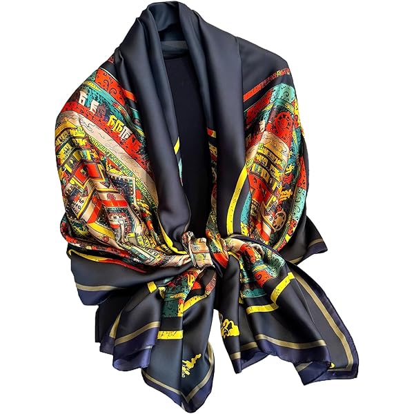 Sciarpa Donna Sciarpe A Fiori Sciarpa Fucsia A Fiori Donna