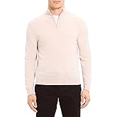 Theory Men's Hilles Quarterzip in Cashmere