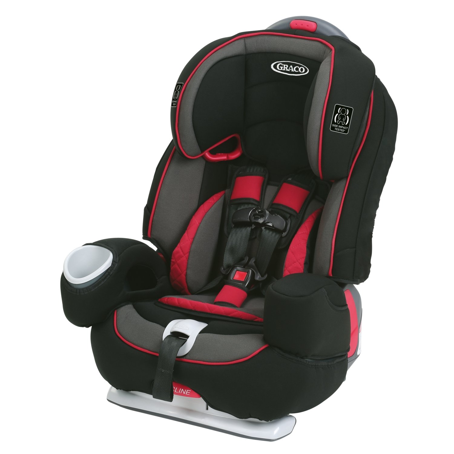Amazon.com : Graco Nautilus 80 Elite 3-in-1 Harness Booster Car Seat, Chili  Red : Baby
