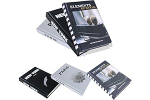 ifreeside 3 Pcs Decorative Books for home decor Chic Faux Book Set for Stylish Home Decor Neutral Home Books Decor Display for Living Room and Office (Blank page1)